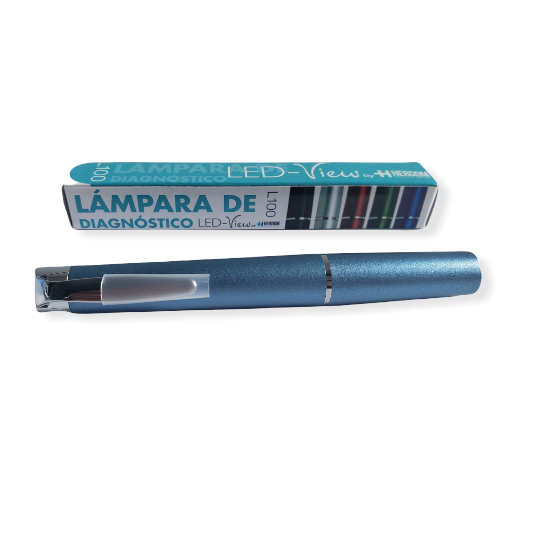 Lámpara De Diagnóstico Para Pupilas Tipo Pluma, Azul Led View